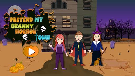 Pretend My Granny Horror Town: Haunted House Games screenshot 5