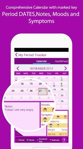 My Period Tracker / Calendar screenshot 5