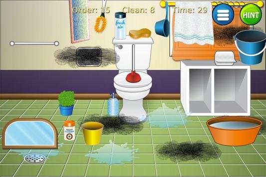 Game cleaning toilets screenshot 1
