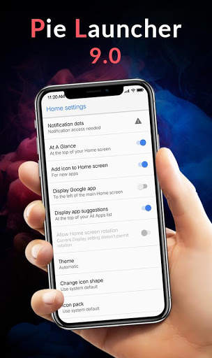 Pie Launcher 9.0 - P 9.0  Launcher screenshot 6