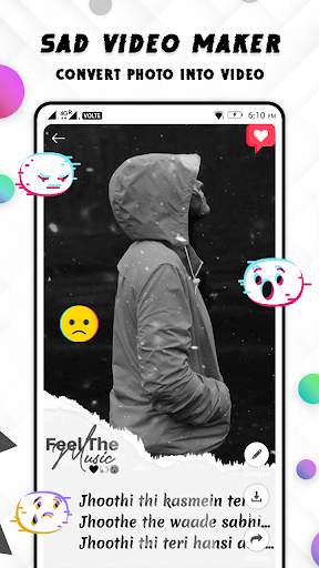 Lyrical Photo Video Maker with Music : Video Maker screenshot 3