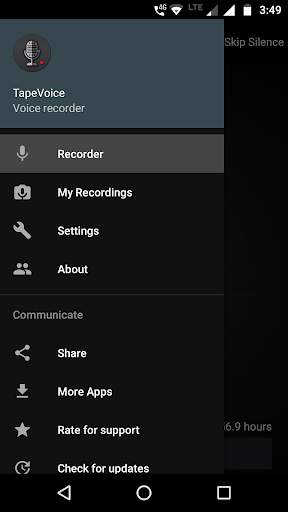 Smart Recorder , Voice Recorder - TapeVoice скриншот 8