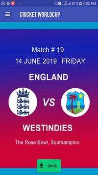 Cricket Worldcup 2019 screenshot 3