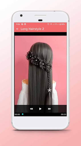 Long Hairstyle - Video Step By Step Offline screenshot 5
