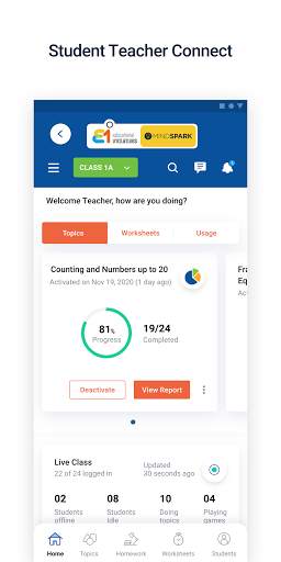 EI Mindspark Teacher App screenshot 1