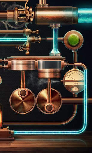 Mechanica clock live wallpaper screenshot 3