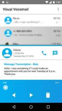 FreedomPop Visual Voicemail screenshot 1