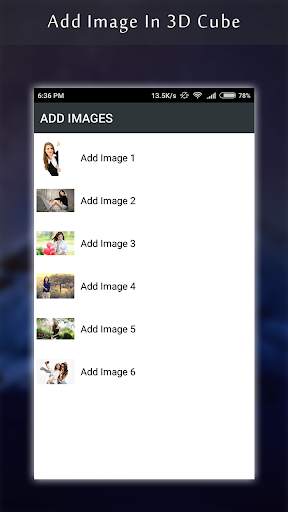 3D Photo Cube Live Wallpaper скриншот 4