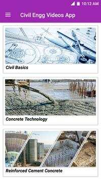 Civil Engineering VIDEOS Lecture - An learning App скриншот 1