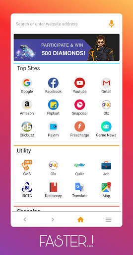 UCI Browser : Fast, Secure & Indian screenshot 1