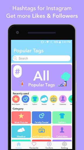 Hashtags - for likes for Instagram screenshot 1