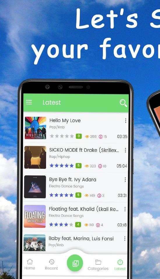 Beat Music Player - Offline & Online Mp3 screenshot 1