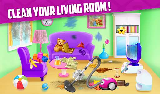Messy House Cleaning Game screenshot 2