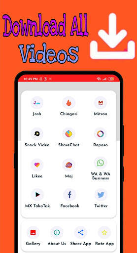 Vidmedia Video downloader app screenshot 1
