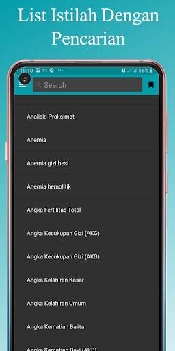 Kamus Gizi Offline screenshot 1