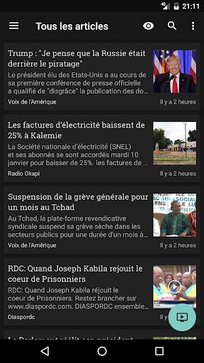 Actualités Congo RDC 5 تصوير الشاشة