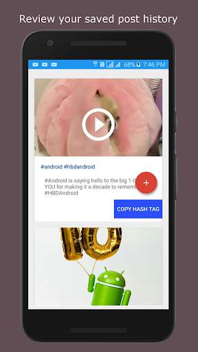 copy hashtags for instagram (Beta) screenshot 4