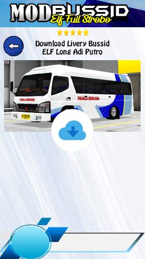 Mod Bussid ELF Full Strobo screenshot 7
