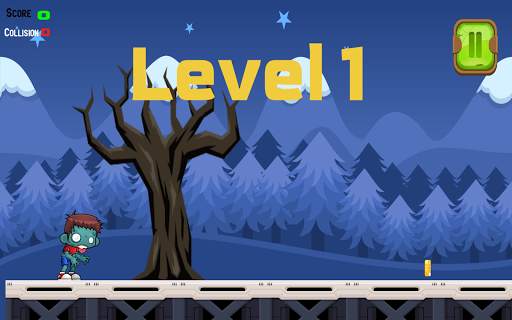 Zombie Land Run - Free Game runner 2D screenshot 1
