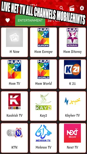 Live NetTV Free TV app mobile hints screenshot 1