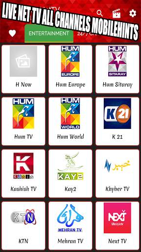 Live NetTV Free TV app mobile hints screenshot 1