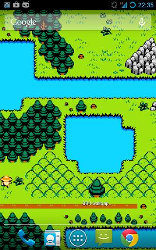 8Bit live wallpaper screenshot 1