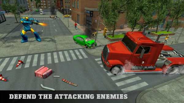 Euro Truck Robot Game Transforming Robot Simulator screenshot 2