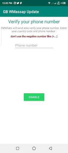 GB WMashapp Chat Offline screenshot 1