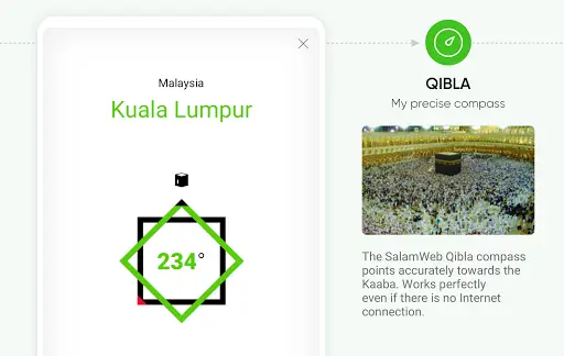 SalamWeb: Browser for Muslims, Prayer Time & Qibla screenshot 11