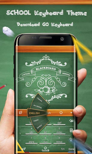 School GO Keyboard Theme screenshot 5
