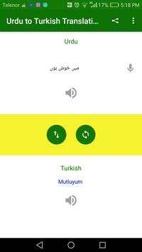 Urdu to Turkish Translation screenshot 5