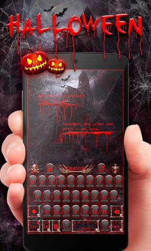 Halloween Keyboard Theme Emoji 2 تصوير الشاشة