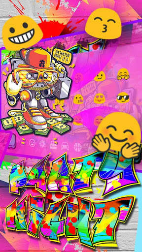 Street Graffiti Keyboard Theme स्क्रीनशॉट 2