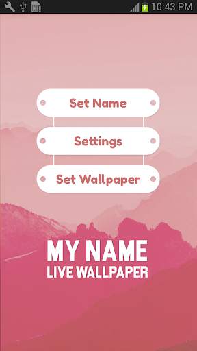 My Name Live Wallpaper screenshot 4