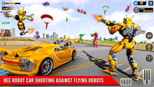 permainan kereta robot screenshot 3