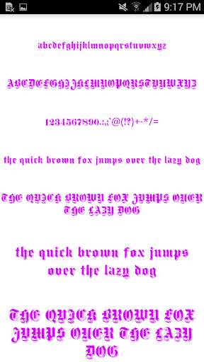 Color Fonts for FlipFont #4 screenshot 6