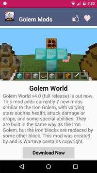 Golem Mod For MCPE| screenshot 4