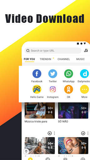 Videodr - Video & Music Downloader screenshot 1