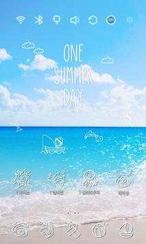 One Summer Day Launcher Theme screenshot 2