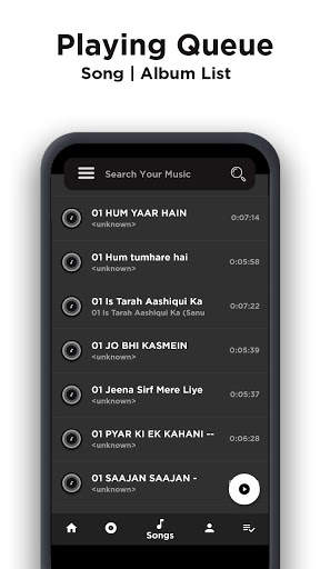Black Music Player screenshot 2