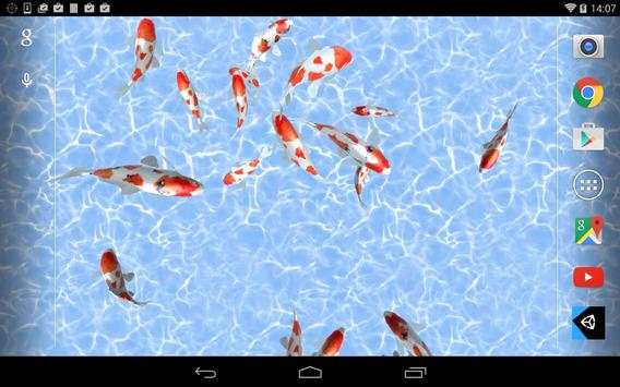 Koi Fish Live Wallpaper 5 تصوير الشاشة