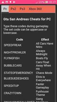 Gta Cheats screenshot 5