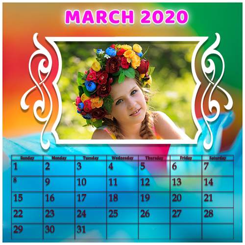 Calendar Photo Frame 2020 screenshot 2