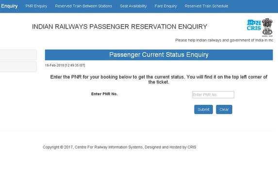 INDIAN RAILWAYS ENQUIRY screenshot 2