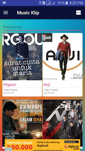 Music Klip : Klip Musik Streaming screenshot 1