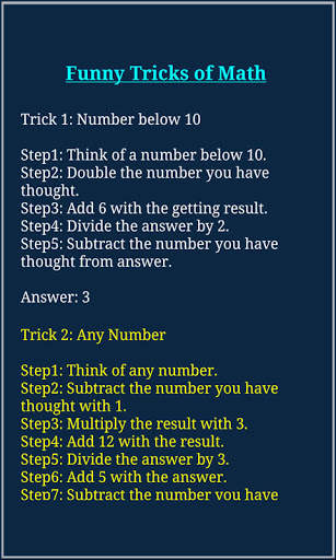 Math Tricks screenshot 4