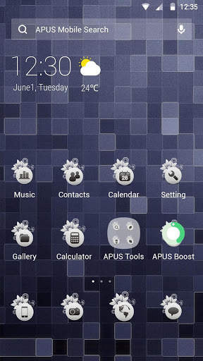 Pure-APUS Launcher theme screenshot 1