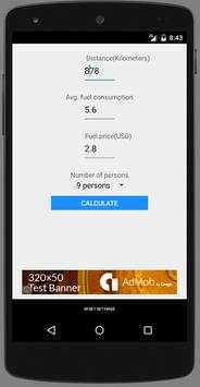 Trip calculator - NEW screenshot 3