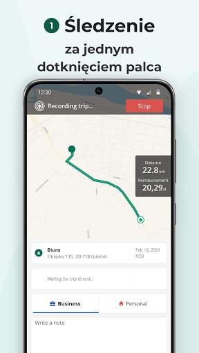Kilometrówka Driversnote screenshot 4