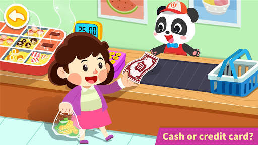 Baby Panda's Town: Supermarket screenshot 3